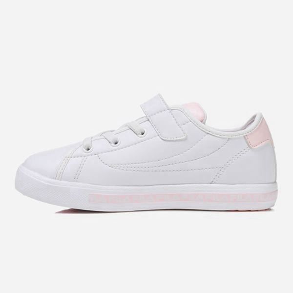 Fila Center Court S Kd Boy's Lifestyle Shoes - White/Pink,NZ 359-97420